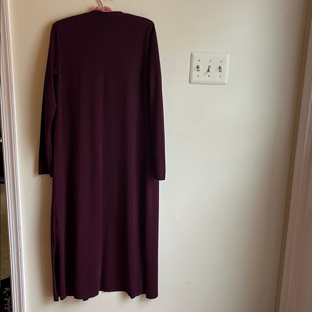WHBM Open Front Duster, Size M - Picture 4 of 8
